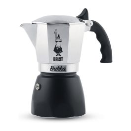Bialetti 2023 2TZ Cafetera italiana 2 tazas Negro Acero inoxidable Aluminio Termoplástico 0,1 L Precio: 57.79000051. SKU: B1469MKQ6Y