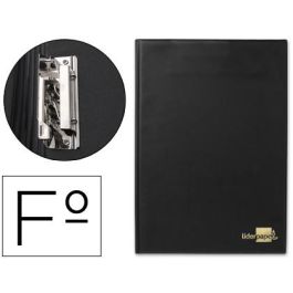 Carpeta Liderpapel Miniclip Lateral Folio Plastico Negro