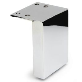 Q&Q Pata para Mueble o Sofá, Modelo Liana H100 de Metal, Acabado Cromado, 100 mm de Altura Precio: 3.50000002. SKU: B1436XQN9F