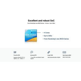 ALLNET Radxa E25 Dual Ethernet Board 4GB/16GB EMMC con Carcasa