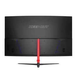Keep Out Monitor Curvo Gaming Xgm27Pro+V3 27" Full HD 280Hz, AHVA, 1ms, FreeSync/G-Sync, Negro y Rojo