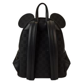 Loungefly Mochila Ears Mickey Disney Evergreen Piel Vegana 26cm con Bolsillos Laterales y Frontal