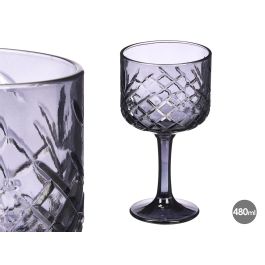 VIVALTO Copa Troquelada 480 ml Humo Gris 10.2x8x19.3 cm Precio: 49.50000011. SKU: B15W5S746Z