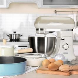 Ariete 1588/03 Robot de Cocina Vintage Beige con Bol de Acero Inoxidable y 10 Velocidades