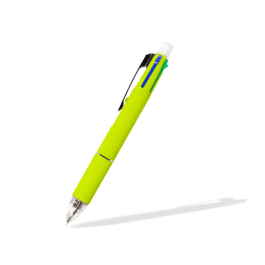 Liderpapel Bolígrafo Multifunción 5 en 1 con Portaminas, Tinta Azul, Negro, Rojo, Verde y Trazo 0,7mm