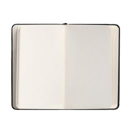 Cuaderno Con Gomilla Antartik Notes Tapa Dura A6 Hojas Lisas Negro 100 Hojas 80 gr Fsc