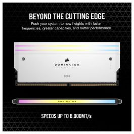 Corsair Dominator Titanium 64GB DDR5 RAM (2x32GB) 6000MHz CL30 RGB Blanco CMP64GX5M2B6000C30W