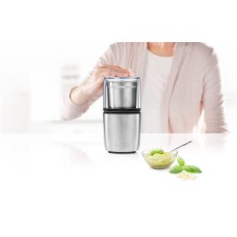 Princess 221040 Picadora y Molinillo 2 en 1 para alimentos, especias y café 200W 0.19L Acero Inoxidable