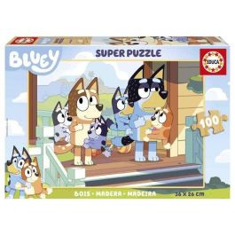 Educa Puzzle 100 Piezas Bluey de Madera para Niños a partir de 6 Años