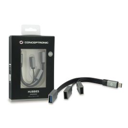 Hub Usb Tipo C Conceptronic Hubbies01 gr Hub Usb Tipo C Conceptronic Hubbies01 gr