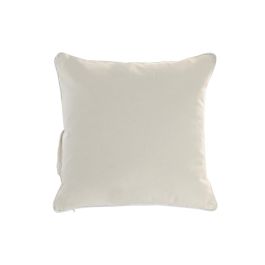 DKD Home Decor Cojín Urban Cushions ch1c25 Crudo 45 x 45 cm de Poliéster (2 Unidades)