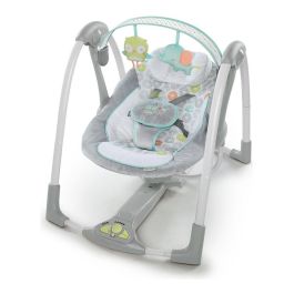 Ingenuity Hugs & Hoots Compact Swing - 5 Velocidades, Temporizador, Melodías, Barra de Actividad, Transportable, Desde el Nacimiento Precio: 125.79000038. SKU: B1E4XVLHSX