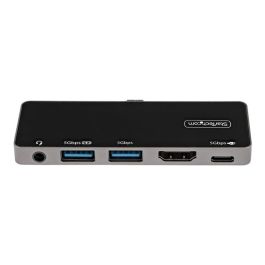 Startechcom Docking Station USB Tipo C, 4K Ultra HD, HDMI, USB 3.0, Carga 100W, Compatible con Windows, macOS, Chrome OS, iPadOS, Android