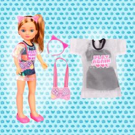 Famosa Naca0000 Conjunto de Ropa Muñeca Nancy A Trendy Look Day con Diadema y Bolso Famosa Naca0000 Conjunto de Ropa Muñeca Nancy A Trendy Look Day con Diadema y Bolso