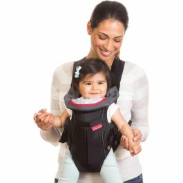 Infantino Mochila Porta Bebé Swift Ergonómica Negro/Azul para Bebés de 0 a 24 meses INF0773554002041