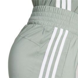 Pantalones Cortos Deportivos para Mujer Adidas Pacer Wvn High Verde S