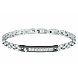Pulsera Hombre Maserati Acero Inoxidable 21,5 cm Plateado