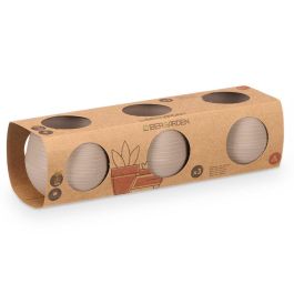 Set 3 Macetas Reserva Agua 6 Cm Taupe Ibergarden (8 Unidades) Set 3 Macetas Reserva Agua 6 Cm Taupe Ibergarden (8 Unidades)