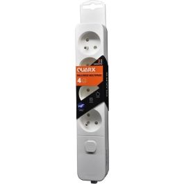 Regleta - QUARX - 4 tomas - Con interruptor, cable de 1,5m