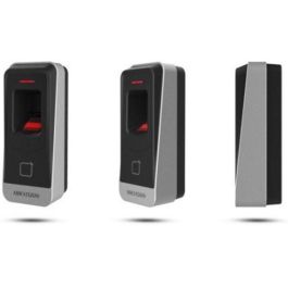 Hikvision Lector Biométrico de Huella Dactilar y Tarjeta M1 - 5000 Huellas, RS-485, Múltiples Modos de Autenticación