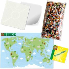 Ses Creative SES1710480051956 Cuentas para planchar Animales del mundo 3500 Cuentas con instrucciones