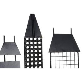 Decoracion Pared Loft DKD Home Decor Negro 6 x 56 x 105 cm