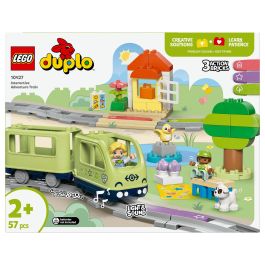 Lego Tren de aventuras interactivo 10427 - Juguetes de aprendizaje temprano para niños de 2 años