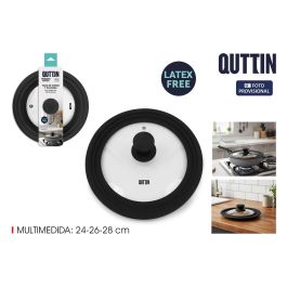 Quttin Tapa para Sartén de Vidrio Rubber 24 cm, 26 cm, 28 cm Precio: 87.12. SKU: B1ETJPER4G