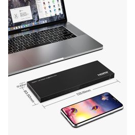 MicroConnect Divisor HDMI 4K 1x8, soporta 4K@60Hz Ultra HD, compatible con 1080p/720p, con 3 modos EDID