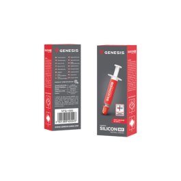 Genesis Silicon 801 Pasta térmica de alto rendimiento, compuesto disipador de calor, 11 W/m·K, 0,5 g, Gris Precio: 5.68999959. SKU: S5604529