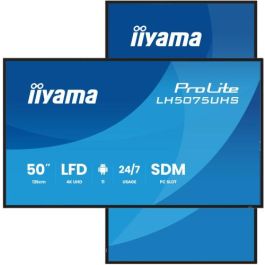 IIYAMA LH5075UHS-B2 Monitor Táctil 50" 4K UHD VA 500cd/m2 Horizontal/Vertical Wifi Android 11 24/7 Precio: 887.88999948. SKU: B1BF8DBBWM