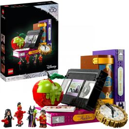 LEGO 43227 Disney 100 Iconos de Villanos - Juego de Construcción para Adultos, 1540 Piezas