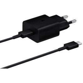 Samsung EP-T1510XBEGEU Cargador de Pared Rápido 15W USB-C con Cable USB-C a USB-C de 1 Metro Negro Precio: 10.50000006. SKU: S8102515