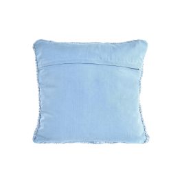 Cojin Alpino DKD Home Decor Azul Celeste 10 x 45 x 45 cm (4 Unidades)