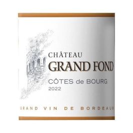 Château Grand Fond 2022 Côtes de Bourg - Vino tinto Burdeos Château Grand Fond 2022 Côtes de Bourg - Vino tinto Burdeos