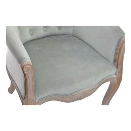 Sillón DKD Home Decor 8424001543137 Gris Multicolor Madera de caucho 62 x 58 x 69 cm