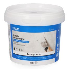 Edm Masilla de capa fina lista al uso 500g - Secado rápido, para grietas y agujeros, 1.70kg/m²/mm Precio: 3.50000002. SKU: S7919957