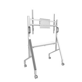 Neomounts FL50-525WH1 TV trolley 55-86" - fast installation - TÜV, Multimediatrolley, White, Steel, Flat panel, 76 kg, 10 kg Precio: 289.49999958. SKU: B12RV7PG74