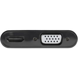 Adaptador Display Port a HDMI/VGA Startech DP2VGAHD20 4K Ultra HD Negro