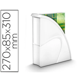 Cep Revistero de Plástico Blanco Uso Vertical/Horizontal 85x270x310 mm Precio: 8.79000023. SKU: B1FB3V9GJG