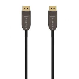 AISENS - CABLE DISPLAYPORT AOC V1.4 8K@60HZ 4K@120Hz 4:4:4 32.4GBPS, DP/M-DP/M, NEGRO, 10M Precio: 54.49999962. SKU: B1CFVVDZAC