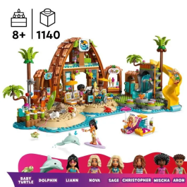 Lego Friends 42673 Vacaciones en el resort de playa Set de construcción para niñas de 8 años