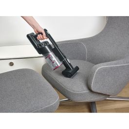 Severin HV 7966 Aspiradora Escoba sin Cable, 22.2V, 0.5L, 40 min Autonomía, Negro/Rojo/Plata, Limpieza Eficaz