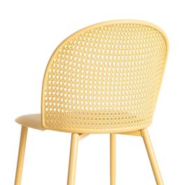 Silla Amarillo Pp-Metal Contract 51 X 46 X 80 cm