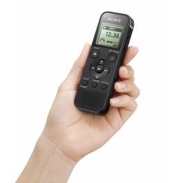 Sony ICDPX470.CE7 Grabadora de voz digital, USB directo, 4GB, Micro SD, estéreo, MP3/PCM, larga duración de batería, negra