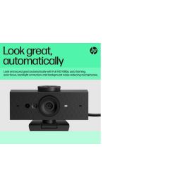 HP Webcam Video FHD 1080P, 30 FPS, Compatible con Windows Hello, Corrección Automática de Luz y Fondo, Micrófonos con Reducción de Ruido - 625 HP Webcam Video FHD 1080P, 30 FPS, Compatible con Windows Hello, Corrección Automática de Luz y Fondo, Micrófonos con Reducción de Ruido - 625