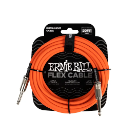 ERNIEBALL Cable para Instrumentos Flex Jack-Jack Ss 6 M Naranja Precio: 19.89000057. SKU: B1G7RR7QL5