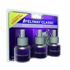 Feliway Classic Recambio de Feromonas para Difusor, pack 3 unidades x 48 ml. Reduce Estrés, Marcaje y Arañazos en Gatos. Precio: 60.69000025. SKU: S6103487