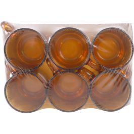 Duralex Mug Apilable 26 cl Ámbar Colección Versailles - Vaso de Cristal Templado 10x7x9 cm (72 Unidades)
