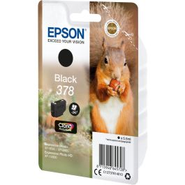Epson 378 Cartucho Tinta Negro compatible con Expression Home XP-8605 / 8606 / XP-15000 / XP-8500 / 8505 (240 páginas)